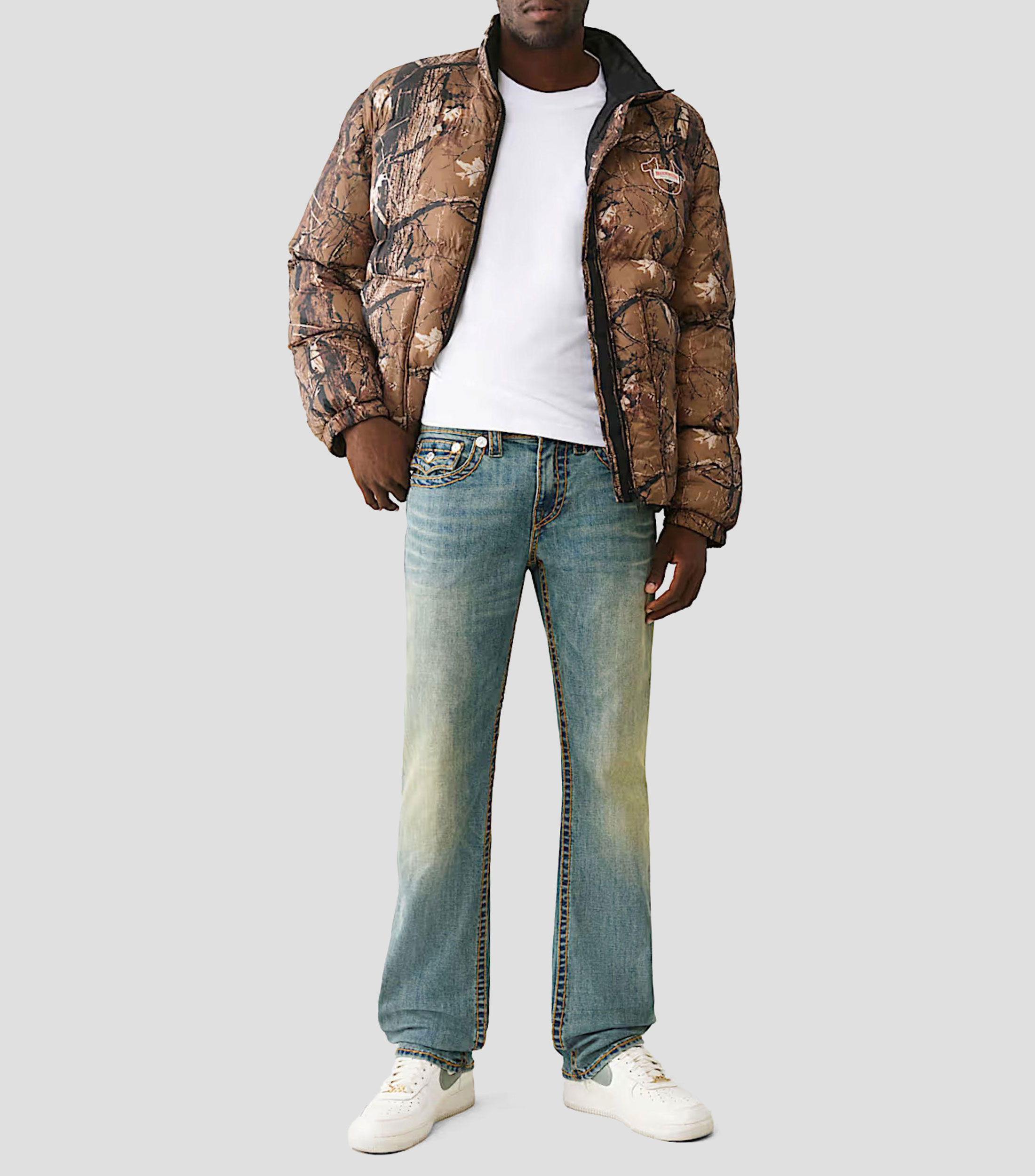 Jeans de corte straight Hombre